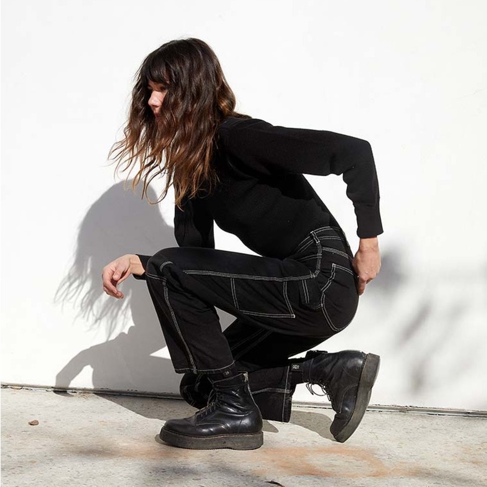 JESSE KAMM Patchfront Handy Pants Black